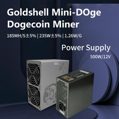 LTC Doge Coin Goldshell Asic Miner 185M 235W 35DB Silent Scrypt Miner