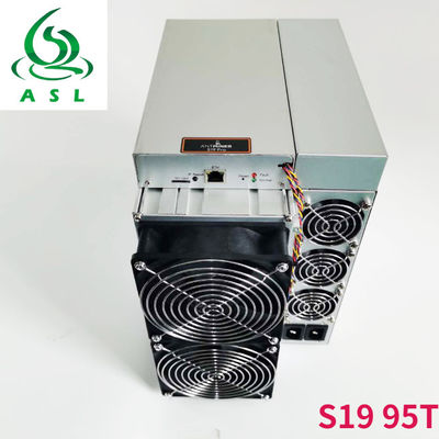 3250W SHA256 Antminer S19 95T BTC Bitcoin Miner