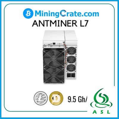 Crypto Dogecoin LTC Miner 3425W 9500MH/S 9.5Gh/S Bitmain Antminer L7