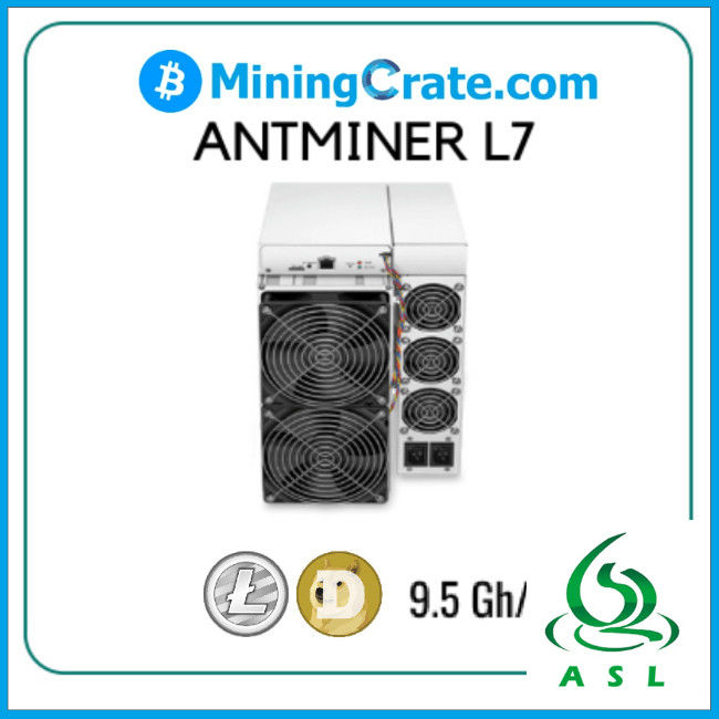 Crypto Dogecoin LTC Miner 3425W 9500MH/S 9.5Gh/S Bitmain Antminer L7